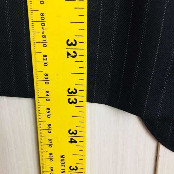 ERMENEGILDO ZEGNA TROFEO Men Black Sport Coat Blazer Gold Wool Size L (54R) - Picture 11 of 12